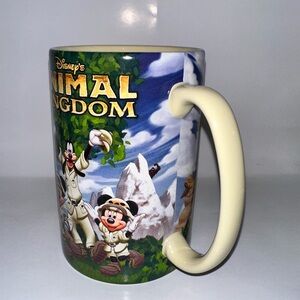 Disney Animal Kingdom Adventure Mug with Blue and Cream